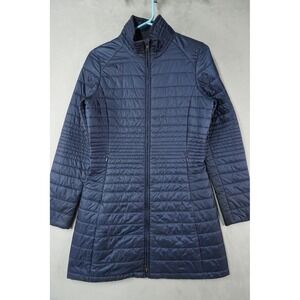 Patagonia Womens Nano Puff Parka Small Navy Blue Insulated Lightweight Jacket